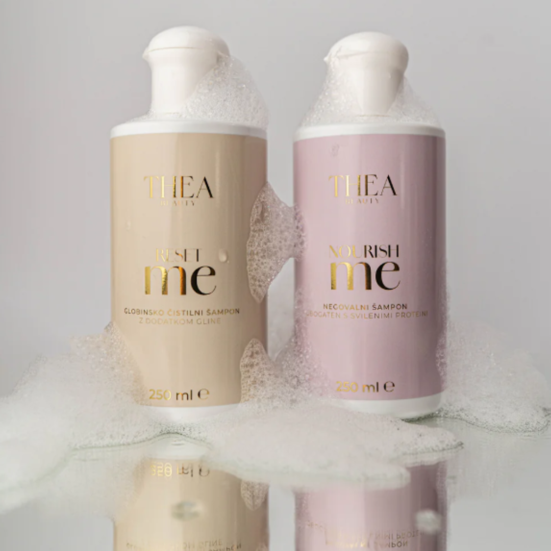 SHAMPOO DUO ( čistilni šampon + negovalni šampon)